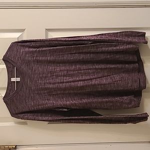 Lululemon Fresh Moves Long Sleeve - Black Cherry